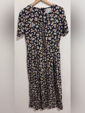 Vintage erika wide leg floral jumpsuit